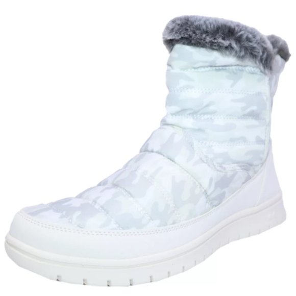 RYKA WOMENS SUZY BOOTIES WHITE CAMO 8M - Picture 2 of 3